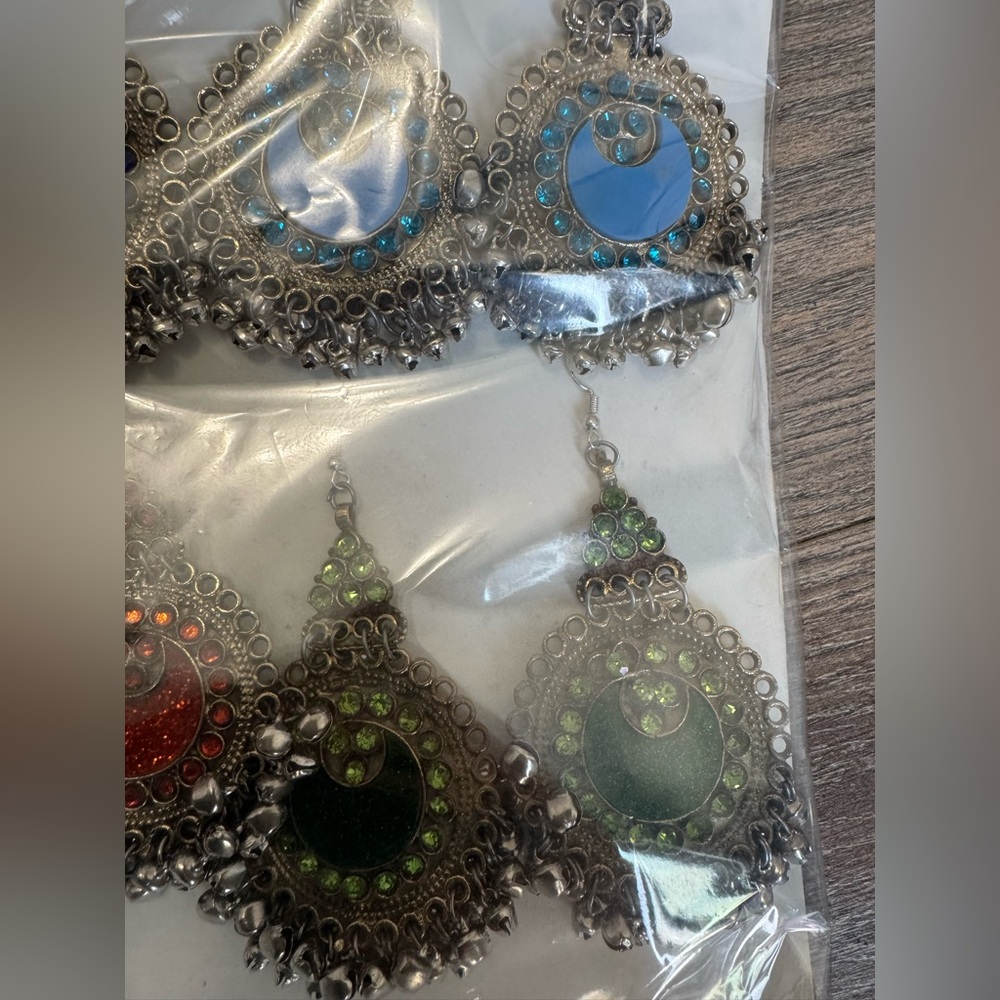 Earring. 
Artificial Jewelry Afghan jewelry.